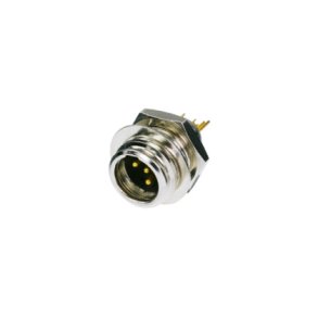 REAN Mini XLR chassis b�sning 5-pol (maks. 6mm panel)