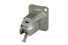 RJ45 CAT6A etherCON hun chassis fatning