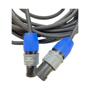 H�jttalerkabel 2 x 1,5 mm2 med Neutrik SpeakOn NL2FX