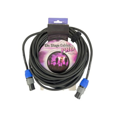 H�jttalerkabel 2 x 1,5 mm2 med Neutrik SpeakOn NL2FX