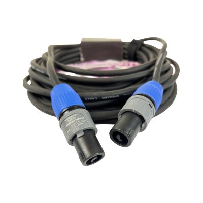 H�jttalerkabel 2 x 1,5 mm2 med Neutrik SpeakOn NL2FX