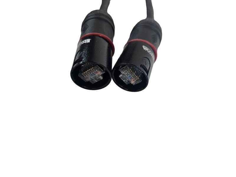 Nexum CAT6a fleksibelt netvrkskabel til livebrug med Enova stik