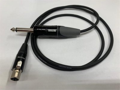 NexumCable gitarrkabel til JTS och Shure 80 cm