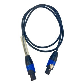H�jttalerkabel 2 x 1,5 mm2 med Amphenol 4 pol Speakerstik