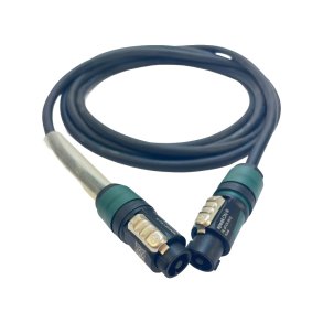 H�jttalerkabel 2 x 2,5 mm2 med Neutrik SpeakOn NL4FXX