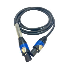 H�jttalerkabel 2 x 2,5 mm2 med Amphenol 2 pol speakerstik