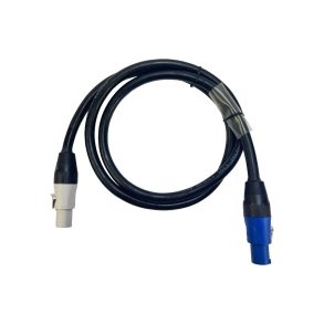 NexumCable str�mkabel 3G1,5 med power stik gr� / bl� stik
