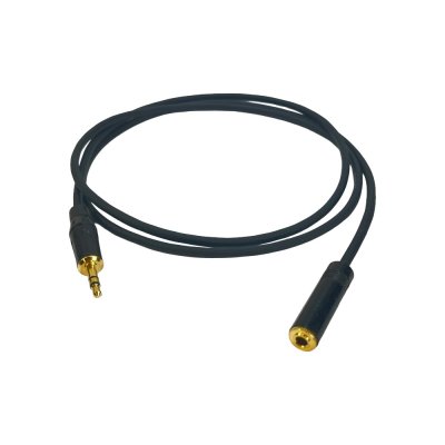 NexumCable minijack f�rl�ngningskabel med 3-pol hane- och honkontakt