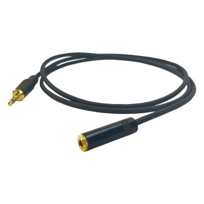 NexumCable minijack forl�nger kabel med 3 pol han og hun stik