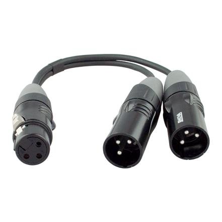 NexumCable XLR split kabel fra Hun XLR til 2 x XLR Han