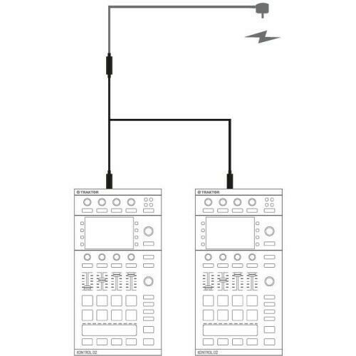 Native Instruments Traktor PSU splitter kabel