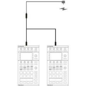Native Instruments Traktor PSU splitter kabel