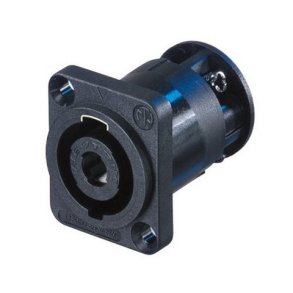 SpeakON han chassis stik med skrue-terminaler