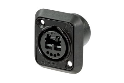 Opticalcon duo chassisgenomf�ring, svart krom