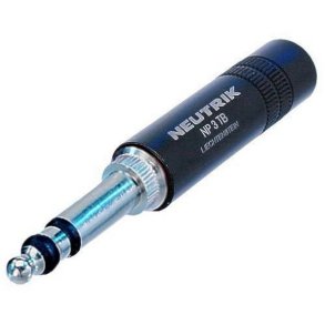 Neutrik Jackstik BPO, sort hus