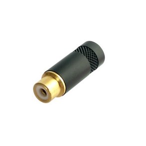 REAN RCA phono kabelfatning hun m/guldkontakt