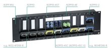 Neutrik opticalCON platta f�r NO2 & NO4 till vinklade paneler