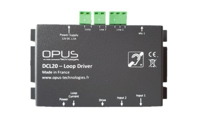 Opus teleslyngeforst�rker DCL20 3,5 Amp til sm� rum