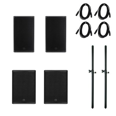 RCF PA s�t med 2 x NX912-A og 2 x SUB705-A