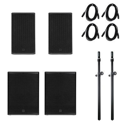 RCF PA s�t med 2 x NX932-A og 2 x SUB8003-A