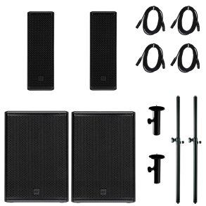RCF PA s�t med 2 x NXL14-A og 2 x SUB15-AX