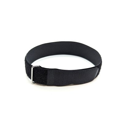 Velcrob�nd 170x25 mm pakke med 10 styk, Sort/Sort