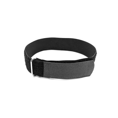 Velcrob�nd 170x25 mm pakke med 10 styk, Sort/Gr�