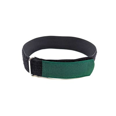 Velcrob�nd 220x25 mm pakke med 10 styk, Sort/Gr�n
