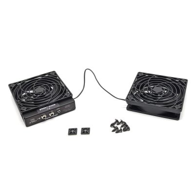 Rack k�le-kit dobbelt bl�ser modul til rackskabe