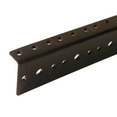 Rackskinne profil 4 unit med 10/32 UNF gevind huller