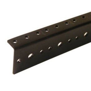 Rackskinne profil 12 unit med 10/32 UNF gevind huller