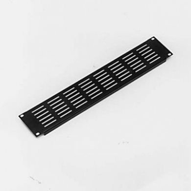 Rackpanel med ventilation 2 unit