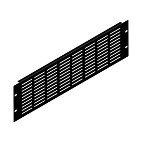 Rackpanel med ventilation 3 unit