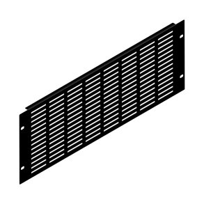 Rackpanel med ventilation 4 unit