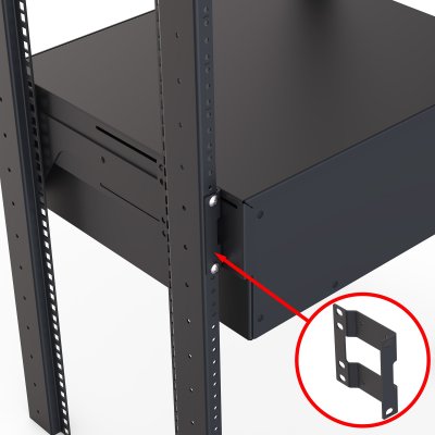 Rackskuffe rear support kit