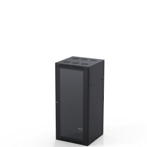 Rack Tower 27 unit 600 x 600 mm med Glasl�ge, Sort