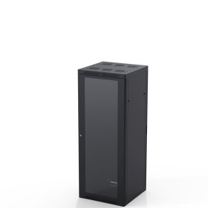 Rack Tower 32 unit 600 x 600 mm med Glasl�ge, Sort