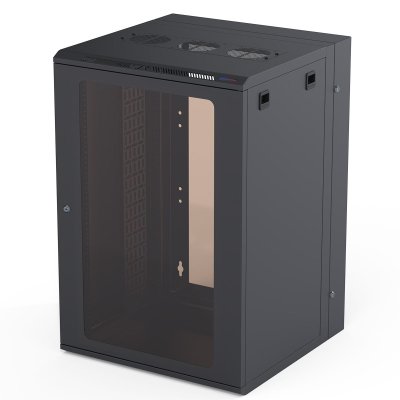 V�gh�ngt rack dobbelth�ngslet med polykarbonat l�ge 18 unit, brugbar dybde 408 mm