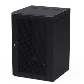 V�gh�ngt rack med gitter l�ge 18 unit, brugbar dybde 600 mm