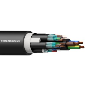 ProCab CAT7 netv�rks, power og audio kabel, Afklip