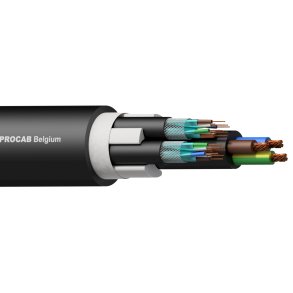 ProCab CAT7 2 x netv�rks- og powerkabel 3G2.5, Afklip