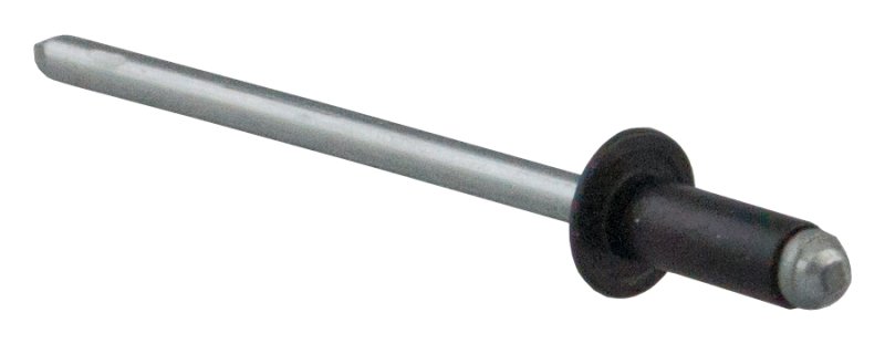 Popnitar 3,2 mm x 8 mm, Svart - pse med 100 stycken