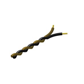 ProCab twisted kabel 2 x 0,5 mm� sort - Brun 100 meter