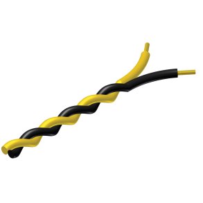 ProCab vridet kabel 2 x 0,5 mm sort - Gul 100 meter