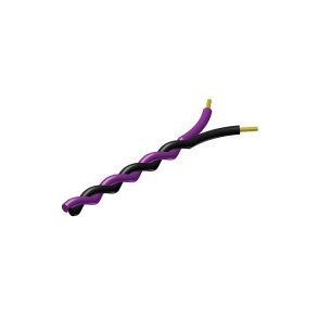 ProCab snoet kabel 2 x 0,5 mm� sort - Lilla 100 meter