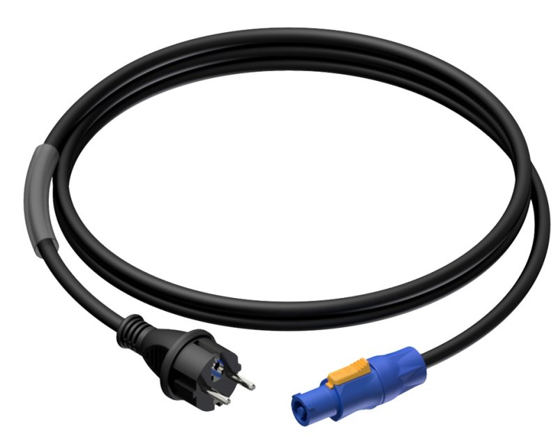 ProCab Schuko til Bl PowerCon, 3 m
