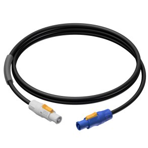 ProCab powerkabel PowerCon bl� til PowerCon gr�.