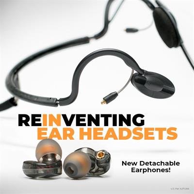 Point Source Audio Dual In-Ear intercom headset med noise-cancelling