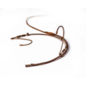 Point Source Audio headset mikrofon Omni og Cardoid, Brun