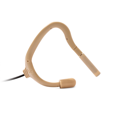 Point Source Audio On-ear mikrofon med minijack TRS stik til tr�dl�se systemer, Beige